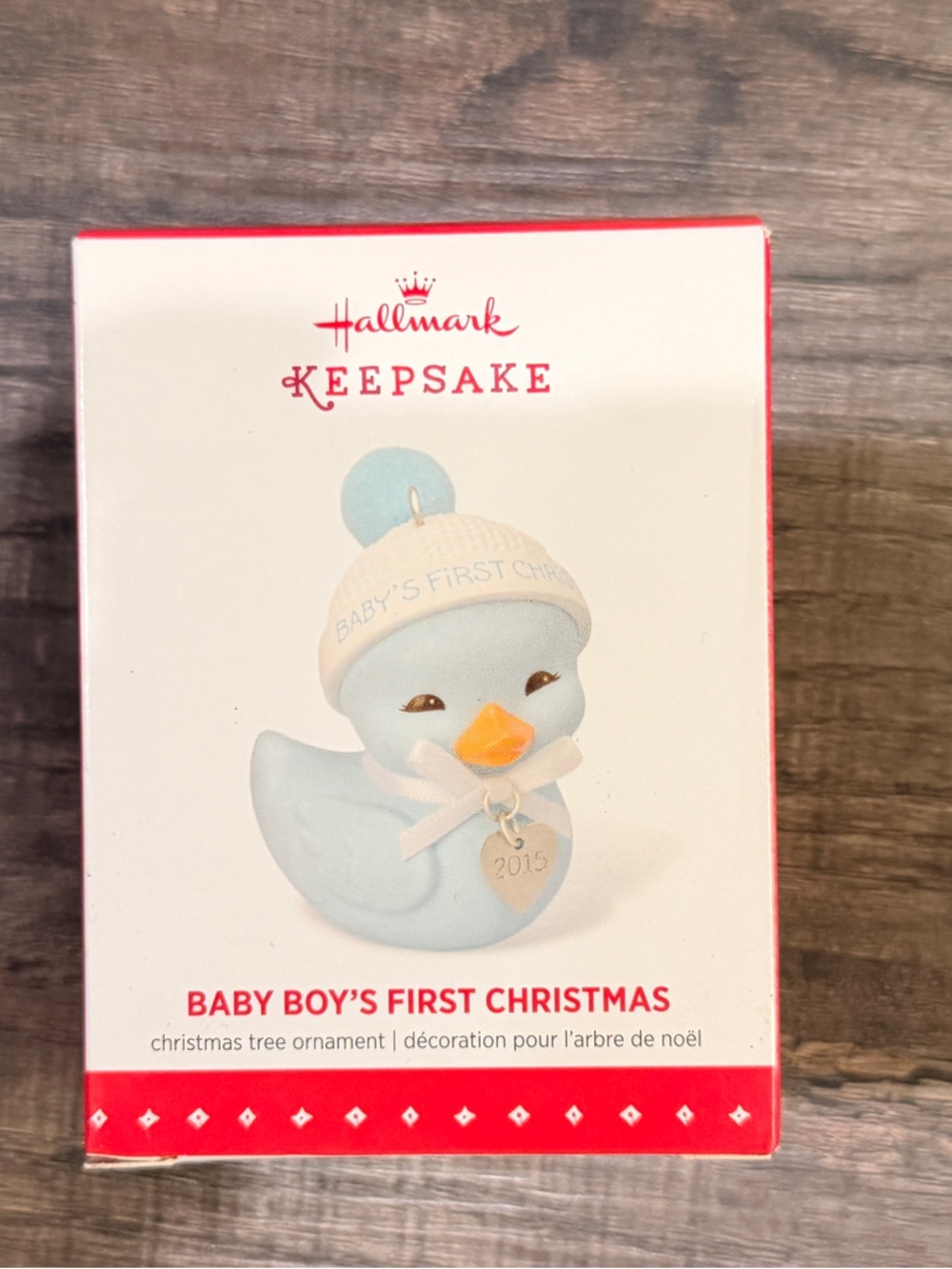 New in Box 2015 Baby's First Christmas Duck - Boy - Picture 1 of 5